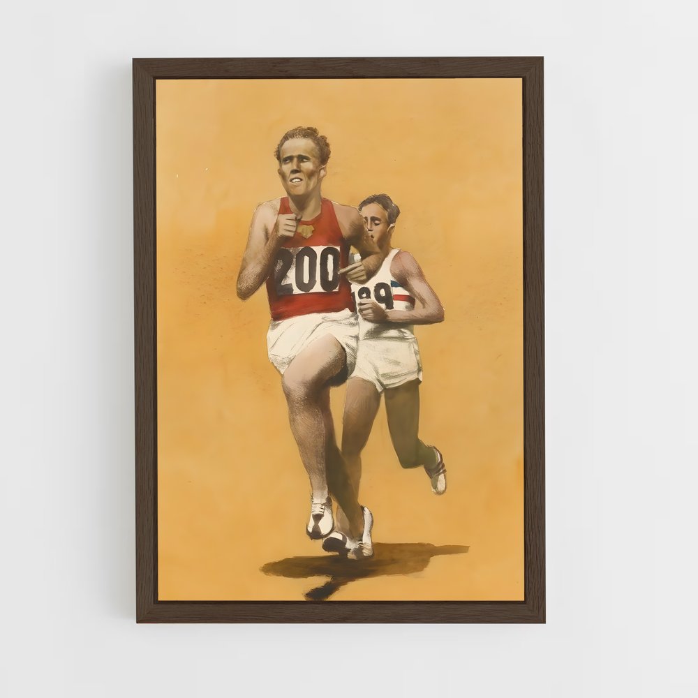 Poster La Course des Rêves – affiche Jeux Olympiques (vue 5)